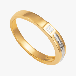 Cặp nhẫn cưới Kim cương Vàng 18K Aurelia Chung Đôi