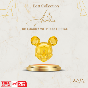 Hạt Charm xỏ Vàng 14K Disney
