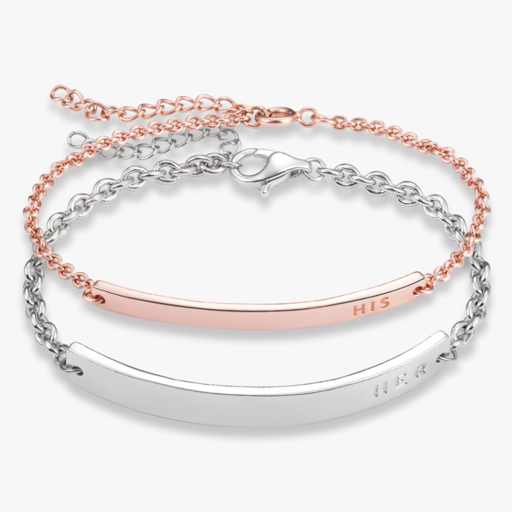 Lắc tay đôi bạc Aurelia