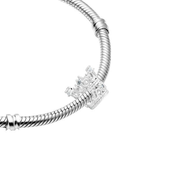 Hạt Charm Bạc đính đá STYLE - Hình ảnh 3